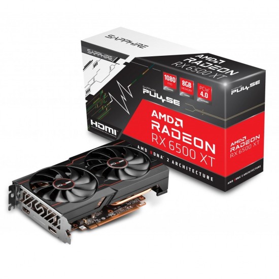 SAPPHIRE RX 6500 XT PULSE 8GB GDDR6